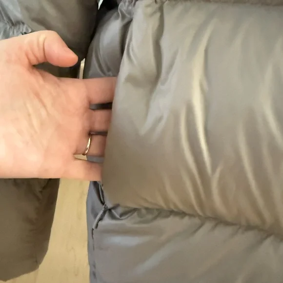 Quince Taupe Puffer Jacket - Picture 8 of 9